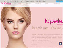 Tablet Screenshot of bijouterie-laperle.fr